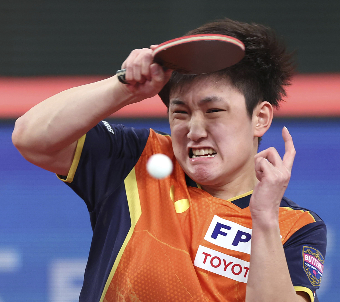 开云体育中国-日本乒乓球队强势英国乒乓球队,张本智和高光表现的简单介绍